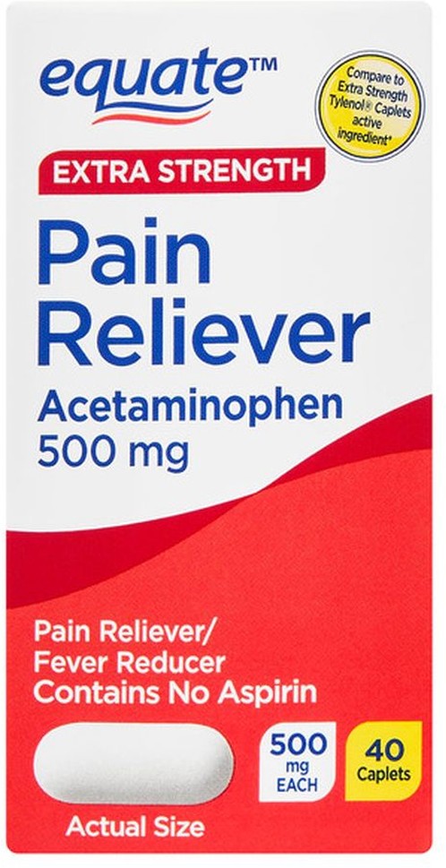 Pain Reliever, Extra Strength, 500 mg, Caplets