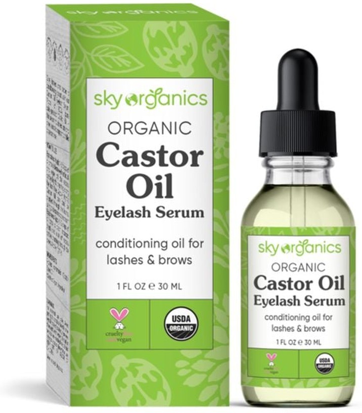 Organics Castor Oil, Organic, Eyelash Serum