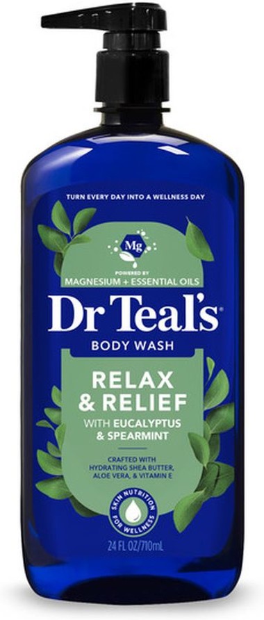 Body Wash with Pure Epsom Salt, Eucalyptus & Spearmint