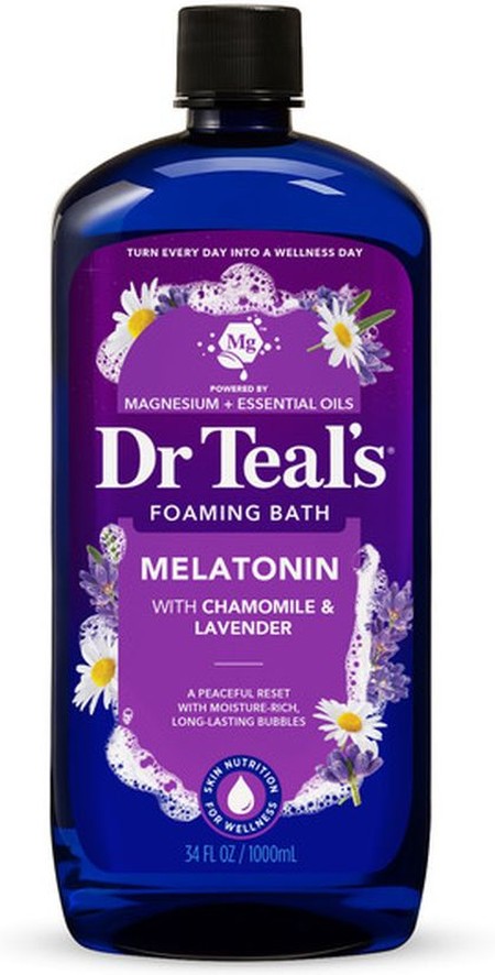 Foaming Bath with Pure Epsom Salt, with Melatonin, Essential Oils