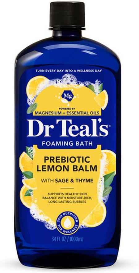 Foaming Bath, with Pure Epsom Salt, Lemon Balm, Prebiotic