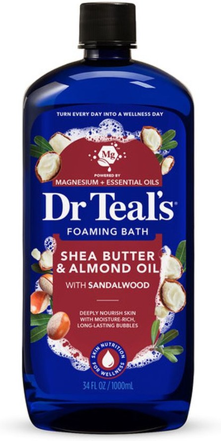 Foaming Bath with Pure Epsom Salt, with Shea Butter & Almond Oil