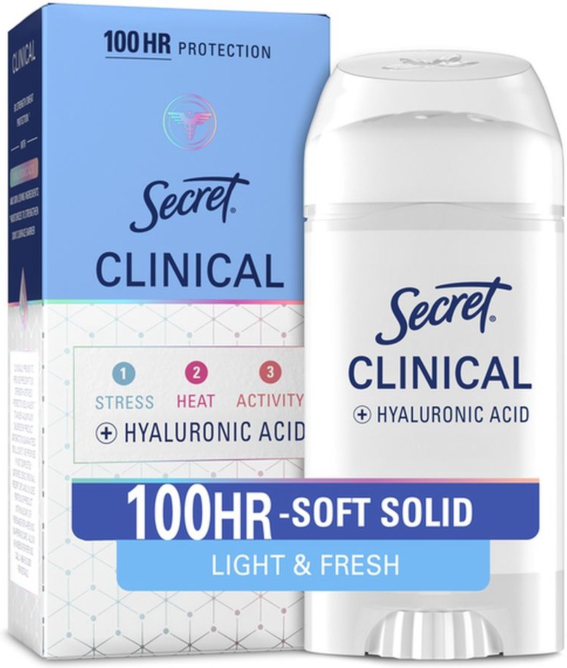 Clinical Strength Smooth Solid Women's Antiperspirant & Deodorant Light & Fresh Scent
