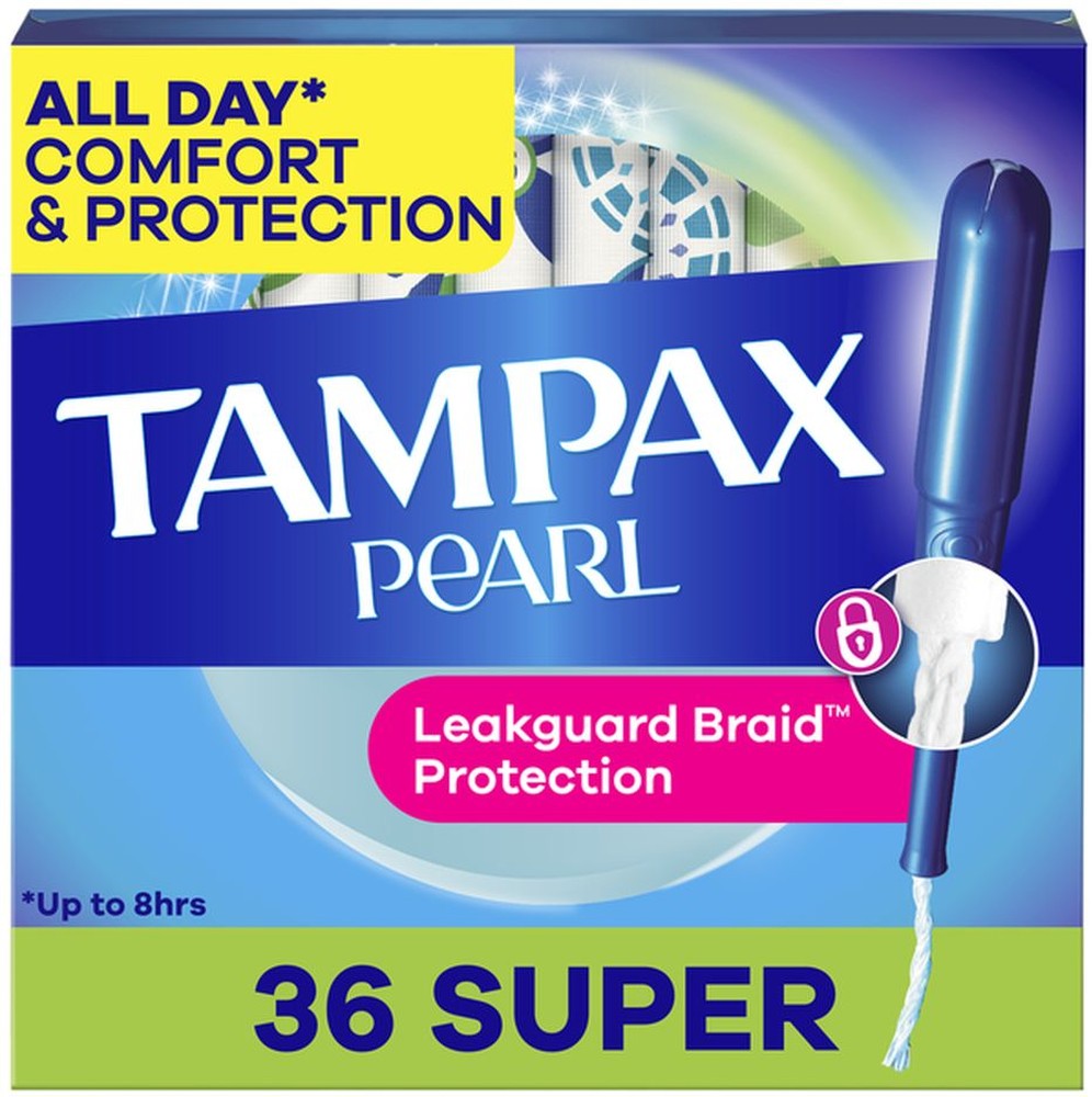 Pearl Plastic Super Absorbency, Unscented Tampons