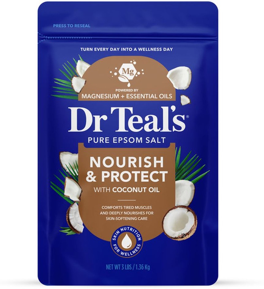 Pure Epsom Salt Soak with Coconut Oil