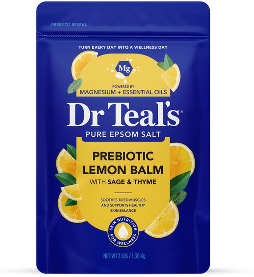 Pure Epsom Salt, Prebiotic Lemon Balm