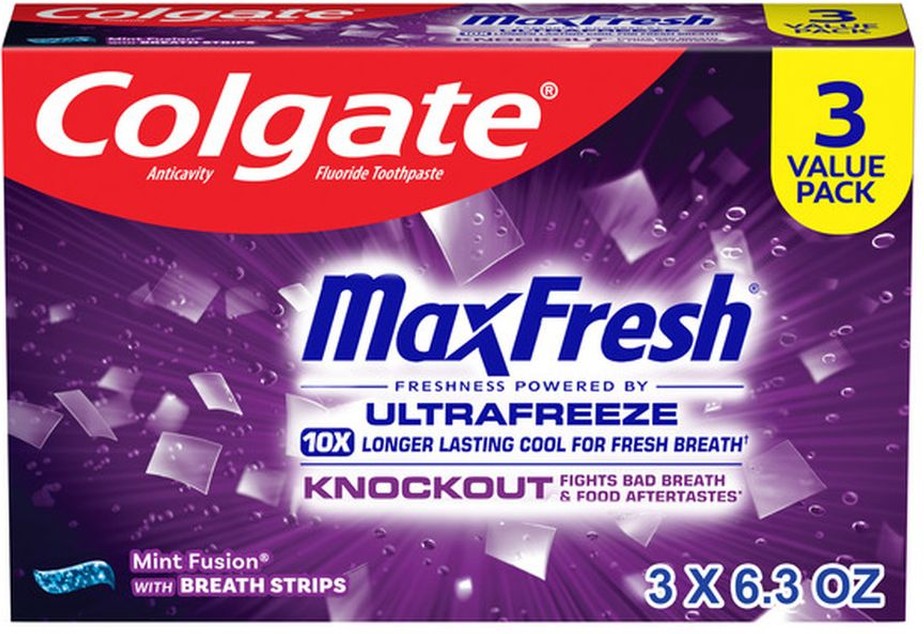 Toothpaste with Mini Breath Strips, Mint Toothpaste