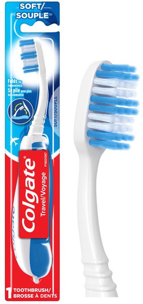 Adult Manual Travel Toothbrush, Soft