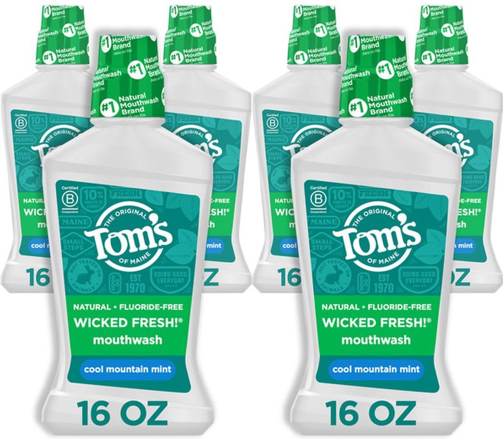 Natural Wicked Fresh! Alcohol-Free Mouthwash, Cool Mountain Mint