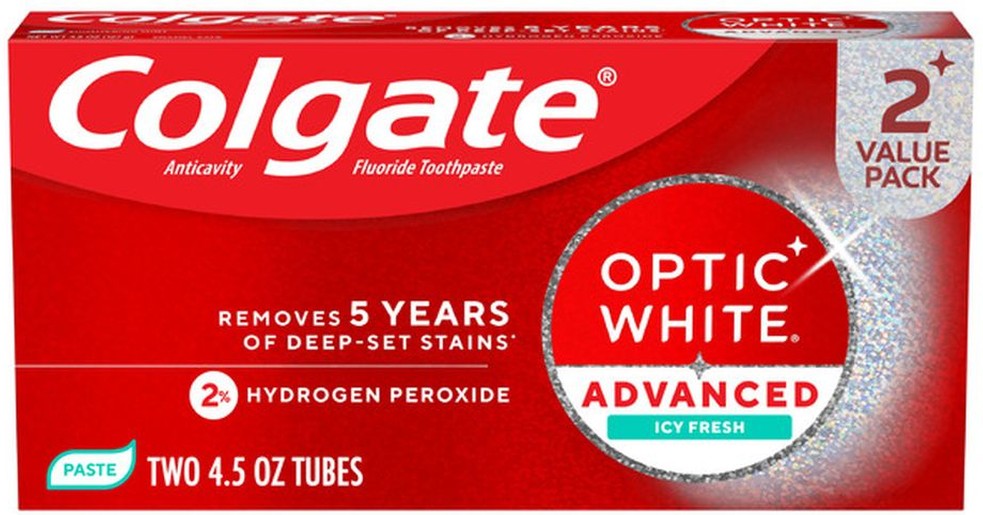 Advanced Whitening Toothpaste, Icy Fresh