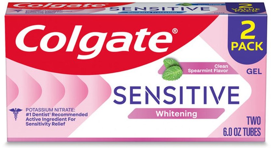 Sensitive Toothpaste for Teeth Whitening, Fresh Mint Gel