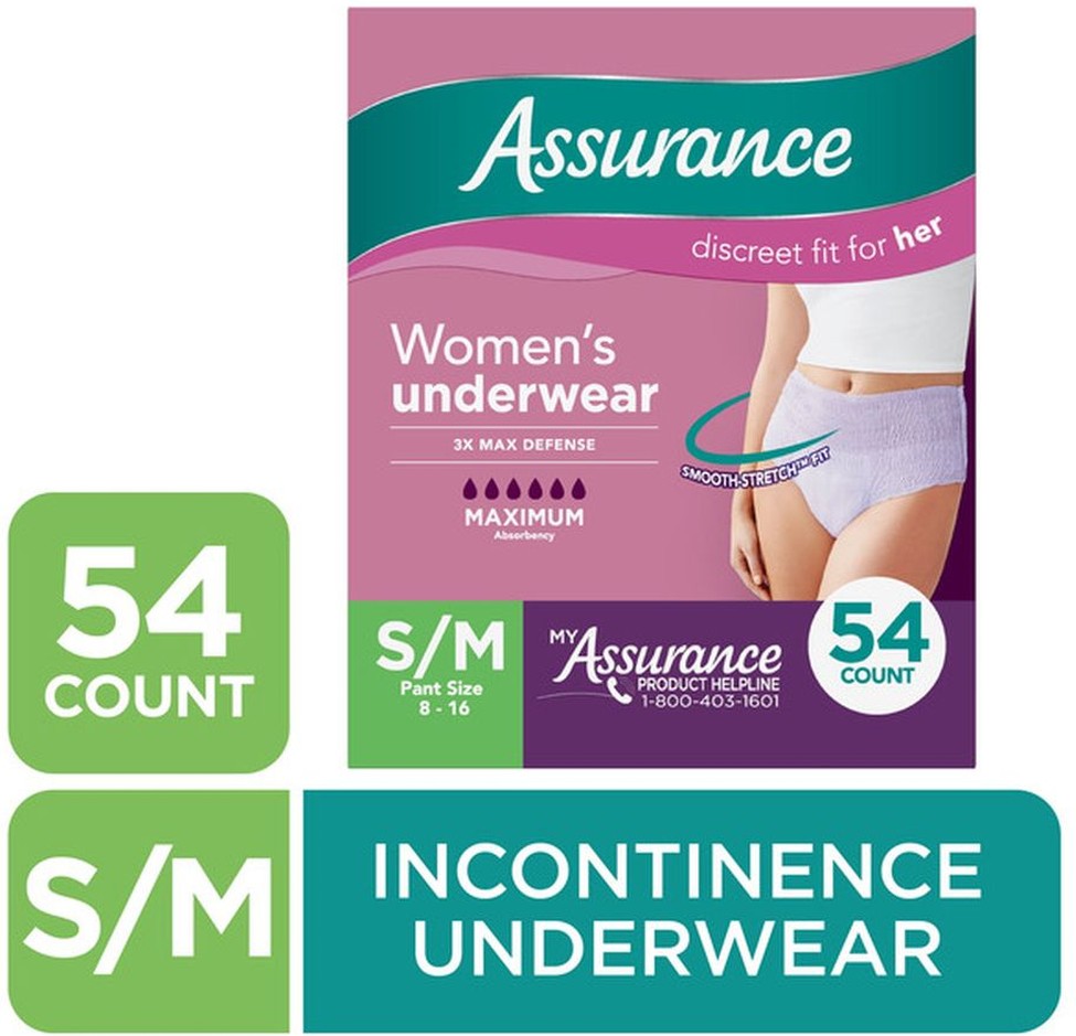 Maximum Absorbency Incontinence & Postpartum Underwear for Women