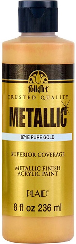 Pure Gold Metallic Finish Acrylic Craft Paint