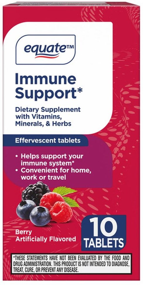 Immune Support, Effervescent Tablets, Berry Flavor