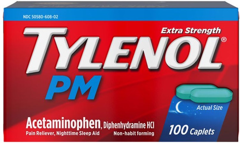 Extra Strength Pain Reliever & Sleep Aid Caplets