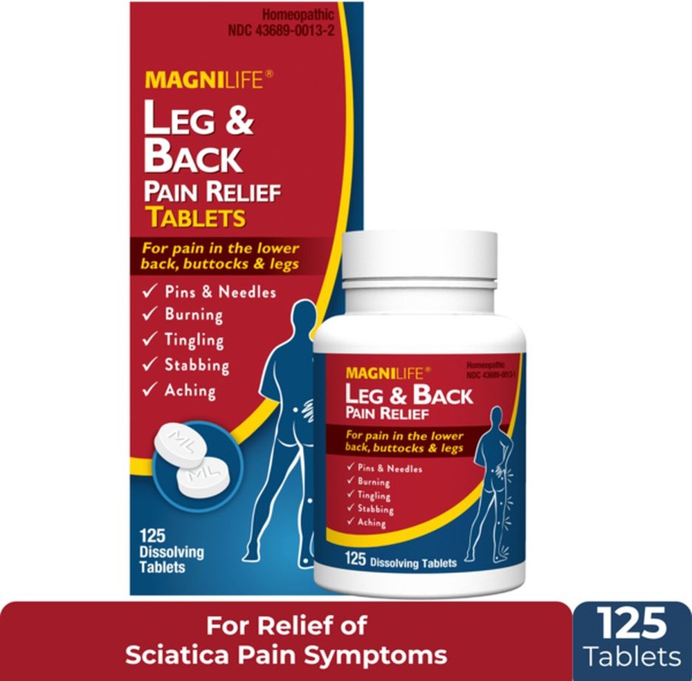 Pain Relief, Leg & Back, Dissolving Tablets