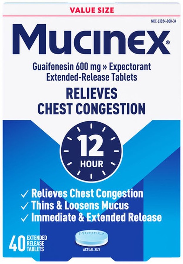 12-Hour Chest Congestion Expectorant Tablets