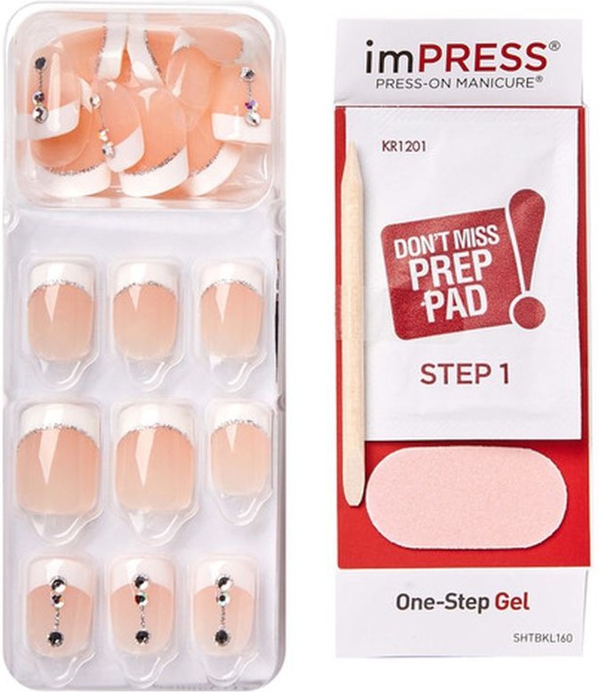 mPRESS 85586 Falling Press-On Manicure Nails
