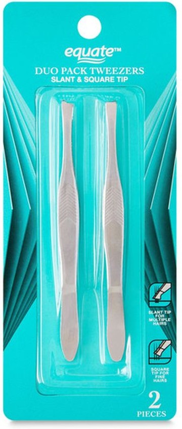 Beauty Slant & Square Tip Tweezer Set