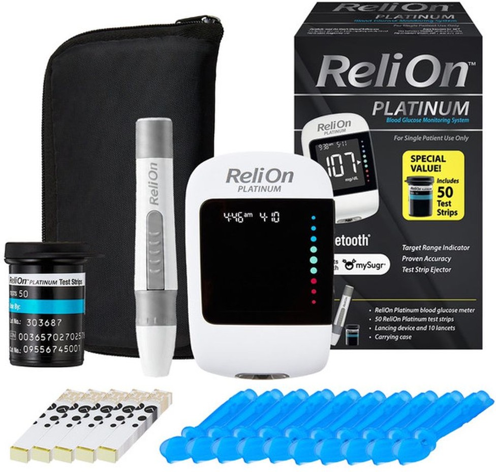 Platinum Blood Glucose Meter Starter Kit