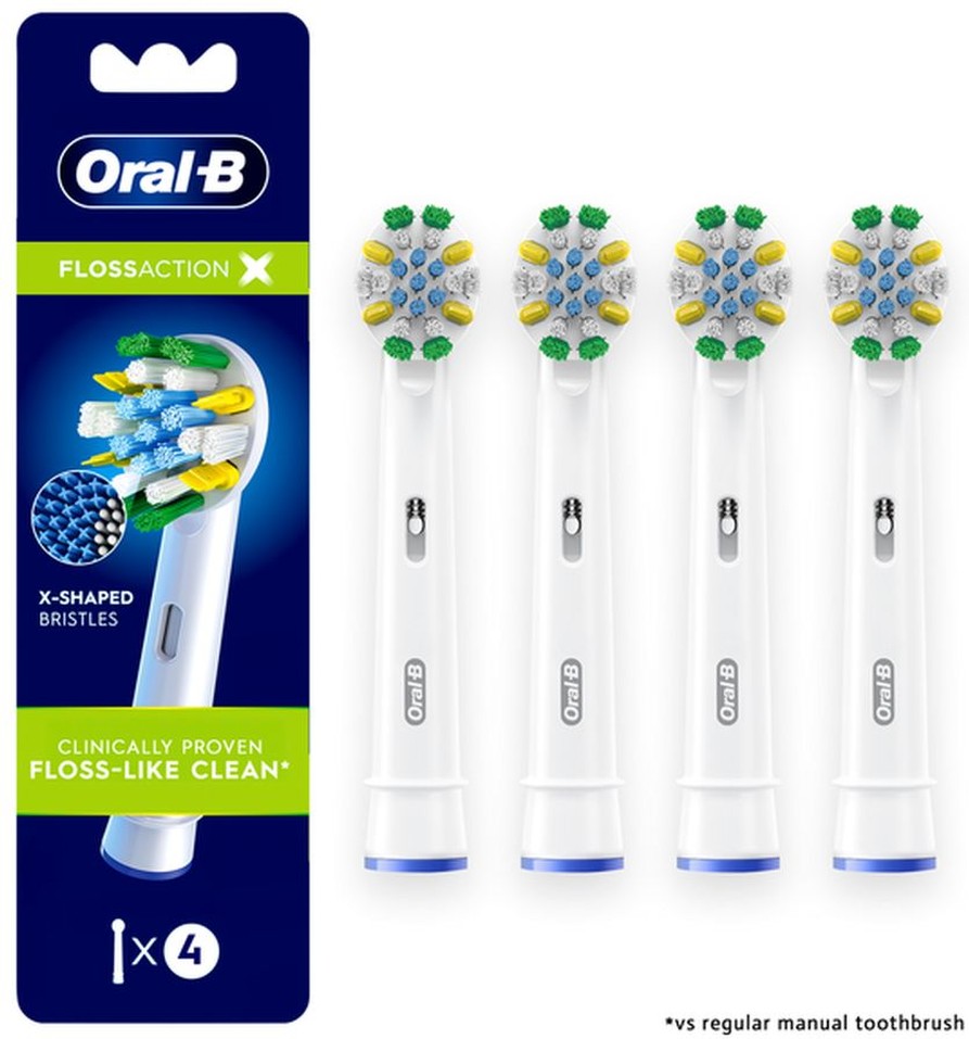 Flossaction Electric Toothbrush Replacement Brush Heads