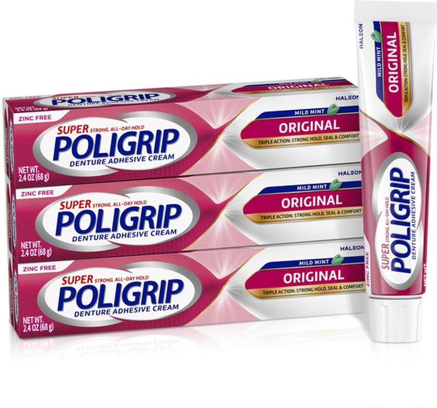 Zinc Free Denture Adhesive Cream