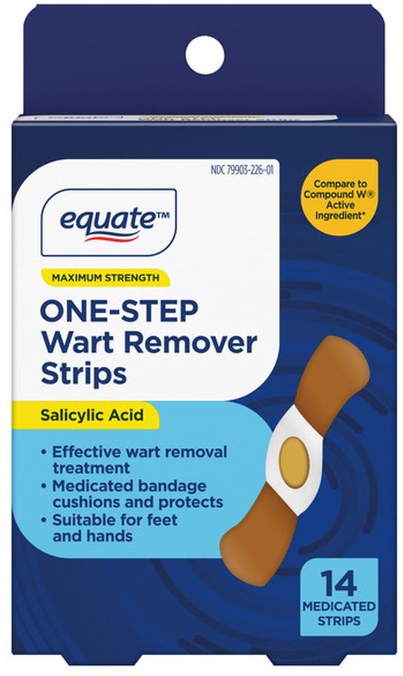 Maximum Strength One-step Salicylic Acid Wart Remover Strips