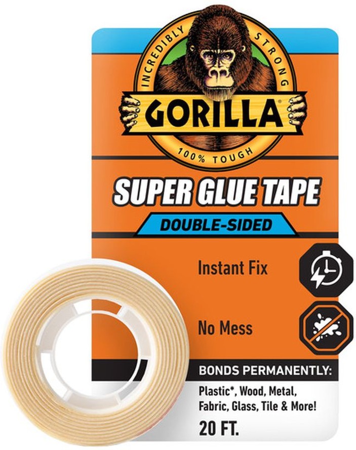 Super Glue Tape, Double Sided, Crystal Clear