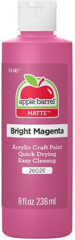 2602E Bright Magenta Matte FInish Acrylic Craft Paint