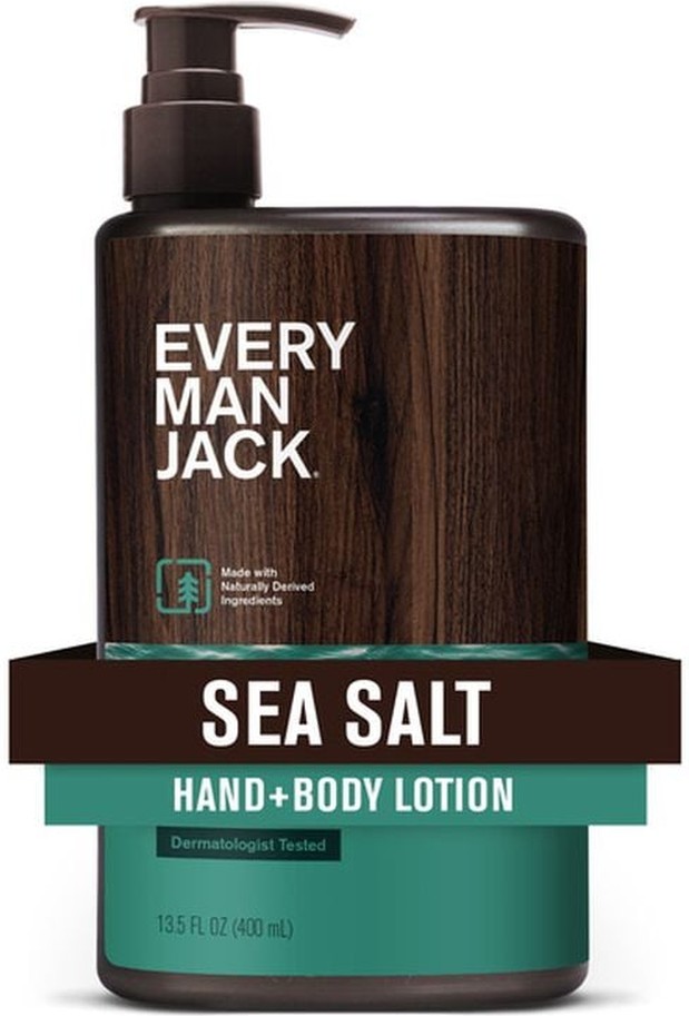 Mens Hand & Body Lotion for All Skin Types, Sea Salt
