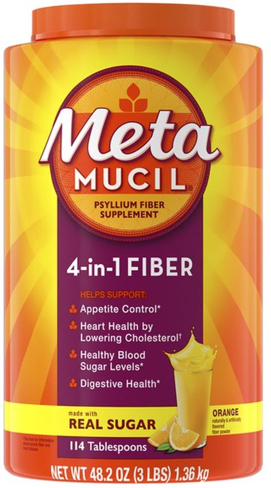 4-in-1 Fiber for Digestive Health, 114 Servings