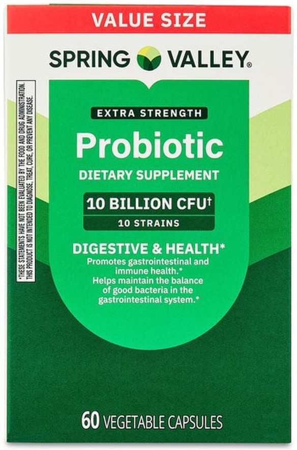 Extra Strength Probiotic Vegetable Capsules Value Size, 60 count