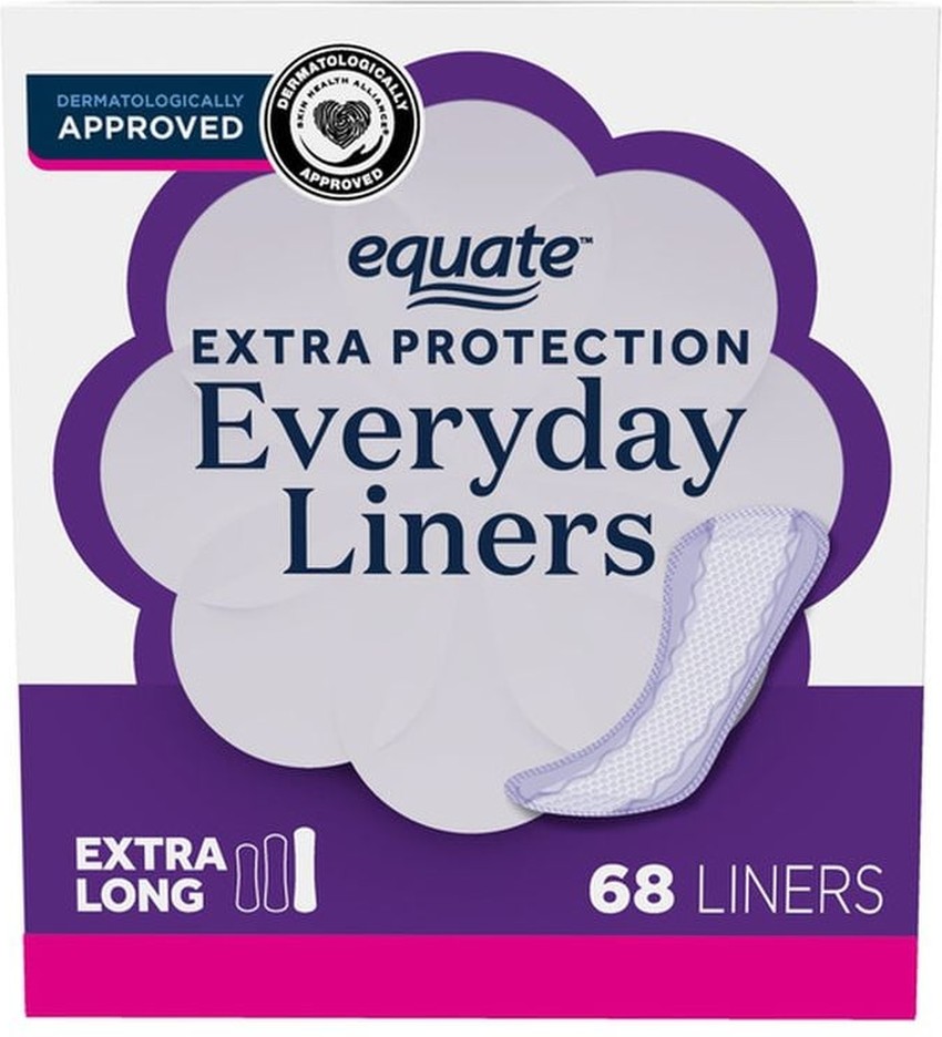 Everyday Extra Long Liners, 68 count
