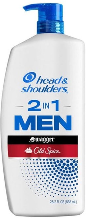 Mens 2 in 1 Dandruff Shampoo and Conditioner, Old Spice Swagger