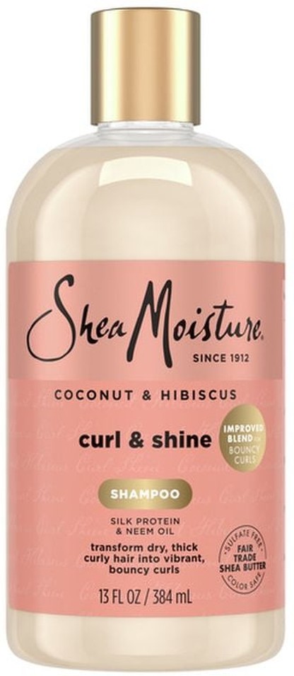 Curl And Shine Coconut Shampoo Coconut And Hibiscus