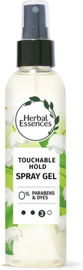 Touchable Hold Hair Spray Gel for Curly Hair, 24-hour Hold Styling Gel
