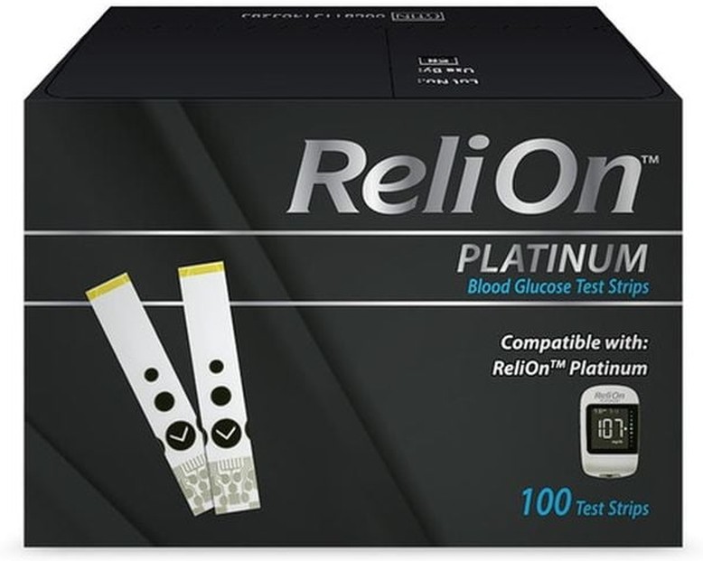 Platinum Blood Glucose Test Strips