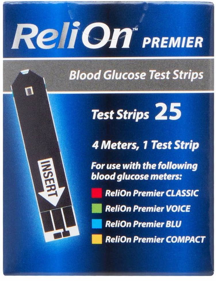 Premier Blood Glucose Test Strips