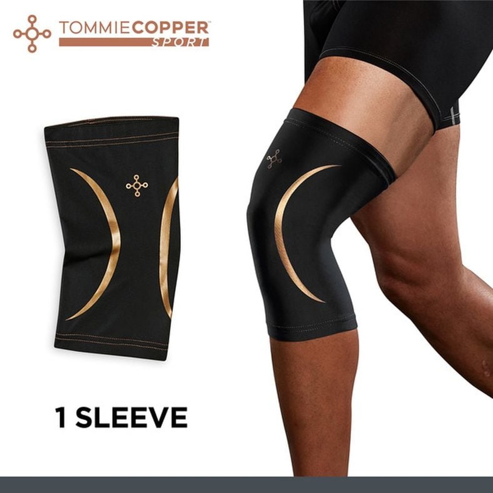 Small & Medium Black Sport Compression Knee Sleeve