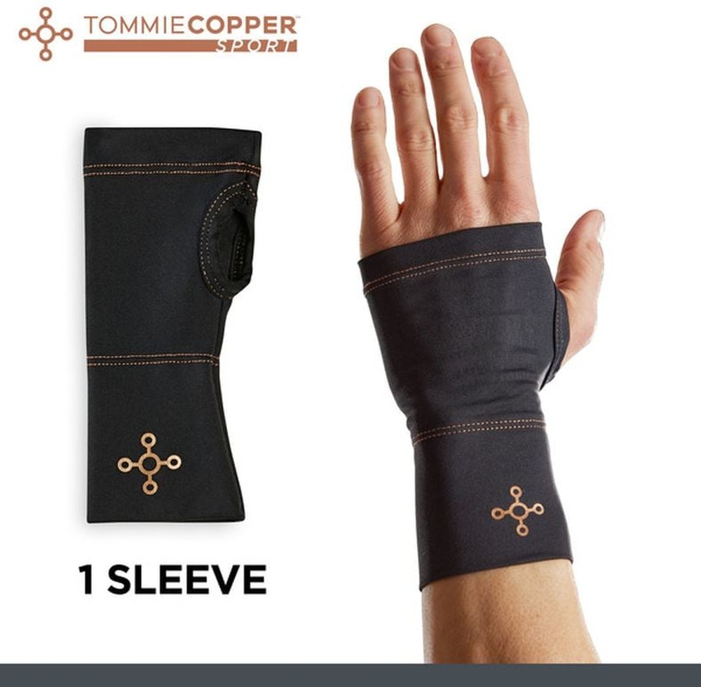 Large/XL Black Sport Compression Wrist Sleeve