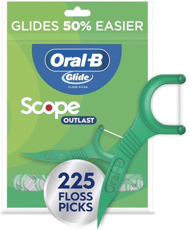 Glide with Scope Outlast Dental Floss Picks, 225 Picks