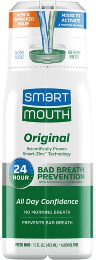 Breath Rinse, Zinc Activated, Original, Fresh Mint
