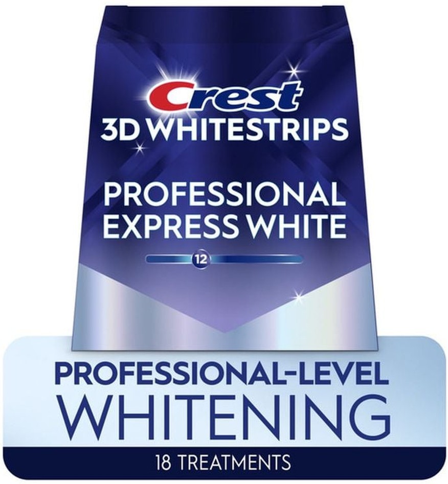 3DWhitestrips Professional Bright At-home Teeth Whitening Kit, 18 Treatments