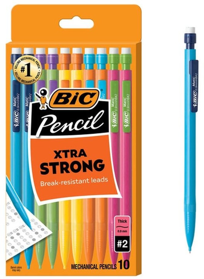 Mechanical Pencils, Xtra-Strong, Thick (0.9 mm), No. 2