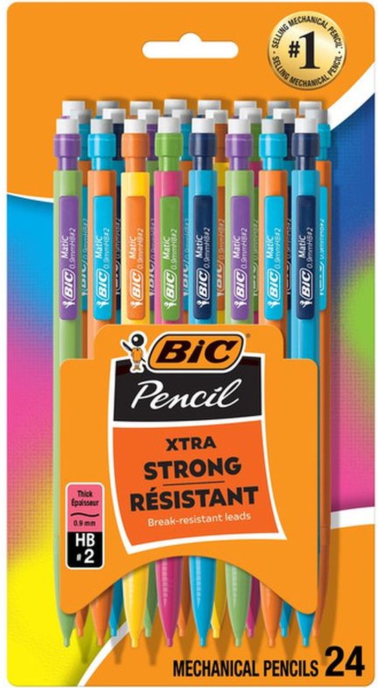 Mechanical Pencils, Xtra Strong, Thick (0.9 mm), No. 2