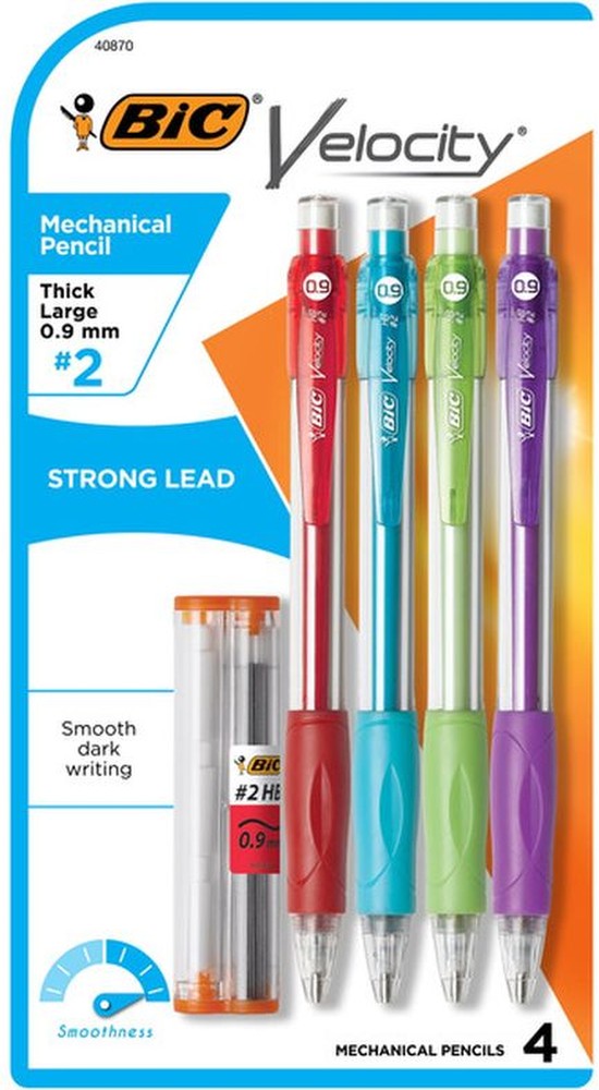 Mechanical Pencil, Strong Lead, Thick Large (0.9 mm), No. 2