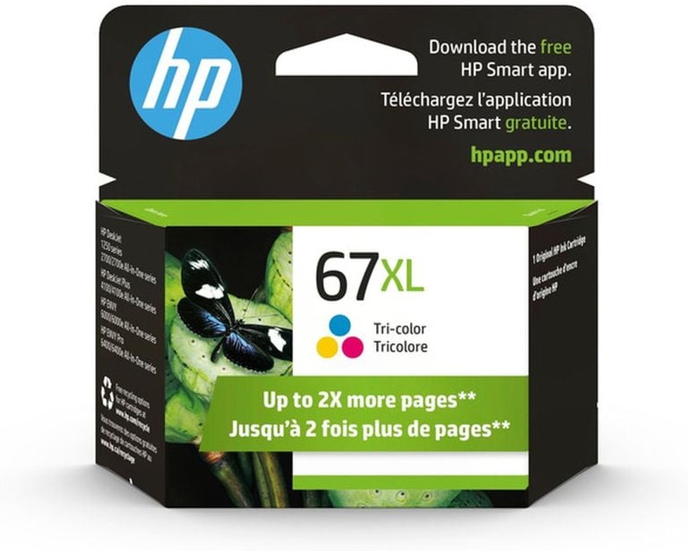 67XL Tri Color Original Ink Cartridge