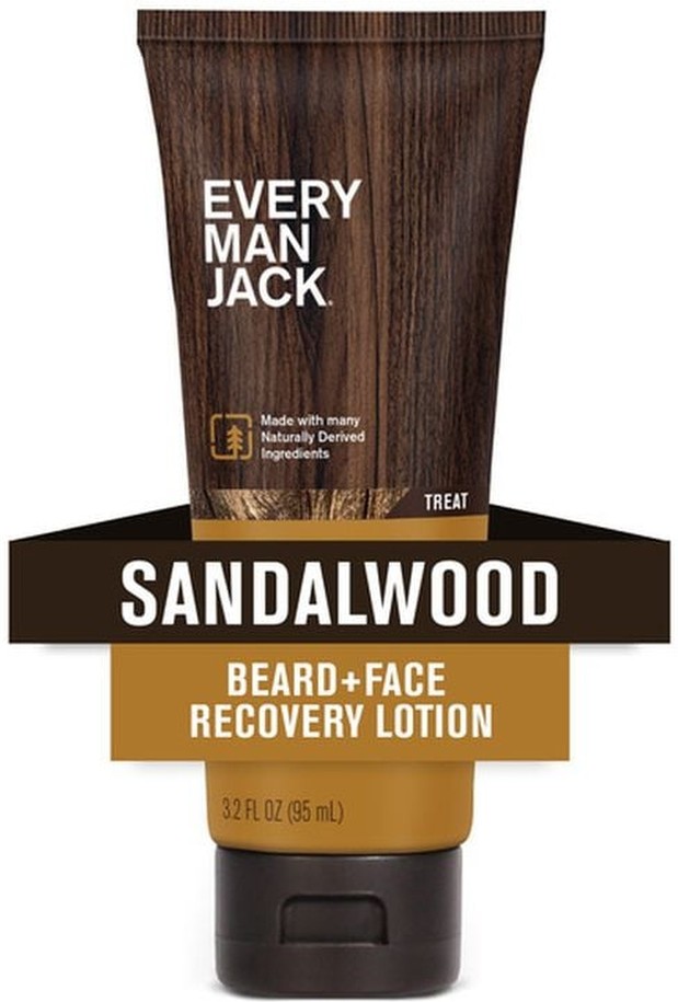 Recovery Beard and Face Lotion for Men, Sandalwood