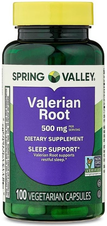 Valerian Root 500 Mg Sleep Support Dietary Supplement Vegetarian Capsules