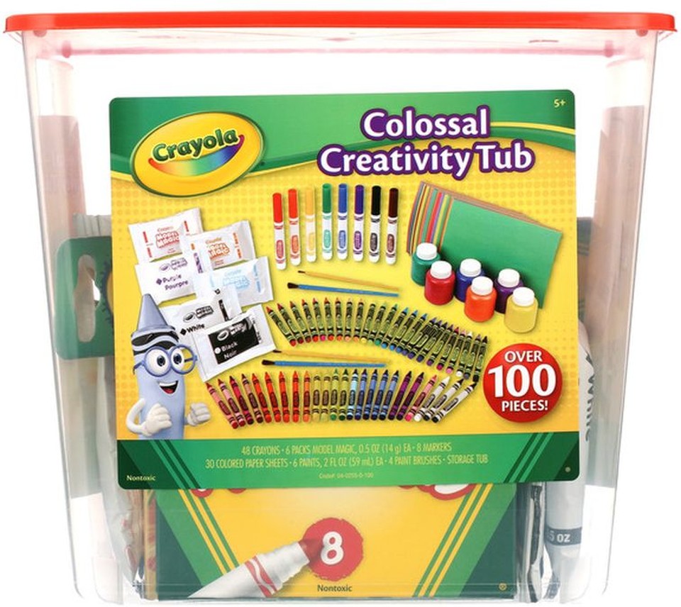 Toys for Kids, School Supplies, Teacher Supplies & Beginner Child Creativity Tub Art Set